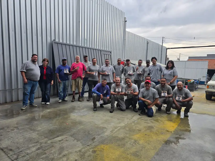 Equipe MS Manutenções reunida